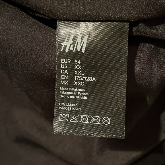 H&M Black Suede Biker Jacket, EUC - Picture 7 of 7